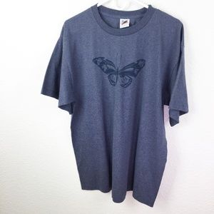 3/$25 Ricks America Butterfly T-Shirt made in USA